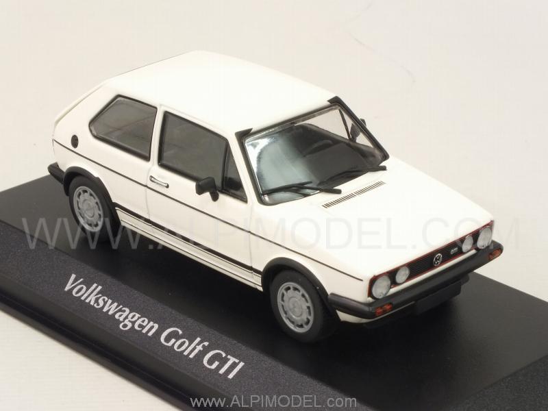 Volkswagen Golf GTI 1983 (White) 'Maxichamps' series by minichamps
