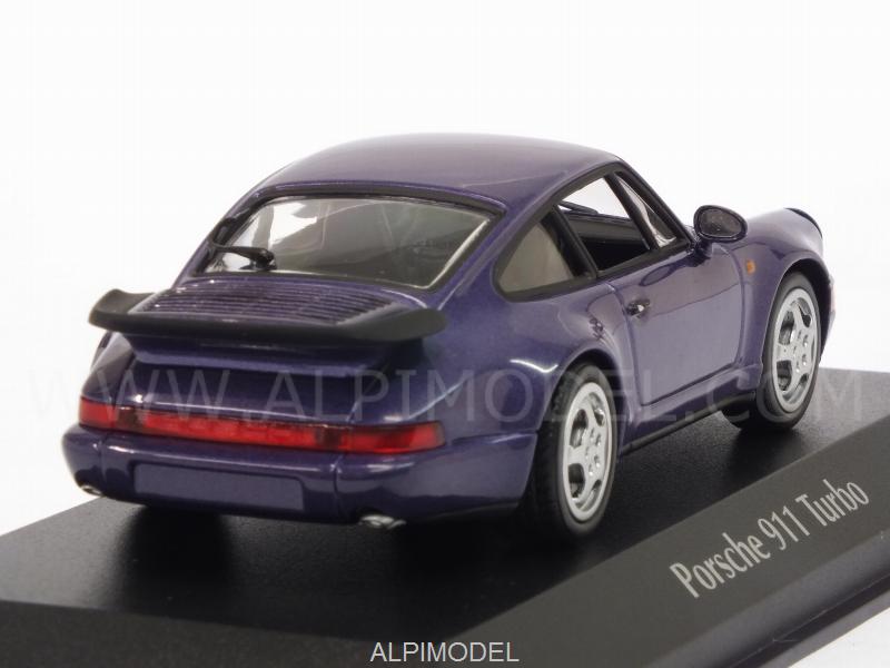 Porsche 911 Turbo (964) 1990 (Purple Metallic) 'Maxichamps' Edition by minichamps