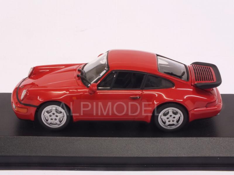 Porsche 911 Turbo 964 1990 (Red) 'Maxichamps' Edition by minichamps