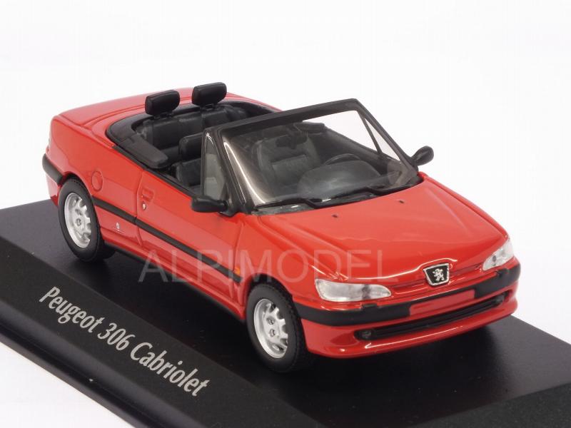Peugeot 306 Cabriolet 1998 (Red)  'Maxichamps' Edition by minichamps