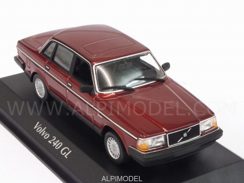 Volvo 240 GL 1986 (Dark Red Metallic) 'Maxichamps' Edition by minichamps