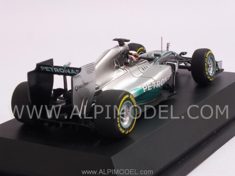 Mercedes F1 W05 2014 World Champion Lewis Hamilton (Mercedes Promo) by minichamps