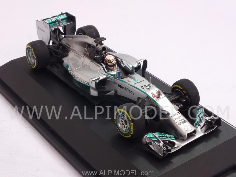 Mercedes F1 W05 2014 World Champion Lewis Hamilton (Mercedes Promo) by minichamps