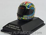 Helmet AGV GP 250 Mugello World Champion 1999 Valentino Rossi  (1/8 scale - 3cm) by MINICHAMPS