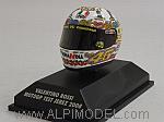 Helmet AGV Compleanno Vale MotoGP Test Jerez 2008 (1/8 scale - 3cm) by MINICHAMPS