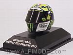 Helmet AGV  Test MotoGP Valencia 2013 Valentino Rossi (1/8 scale - 3cm) by MINICHAMPS