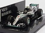 Mercedes W07 AMG Hybrid #6 Winner GP China 2016 World Champion Nico Rosberg (HQ resin) by MINICHAMPS