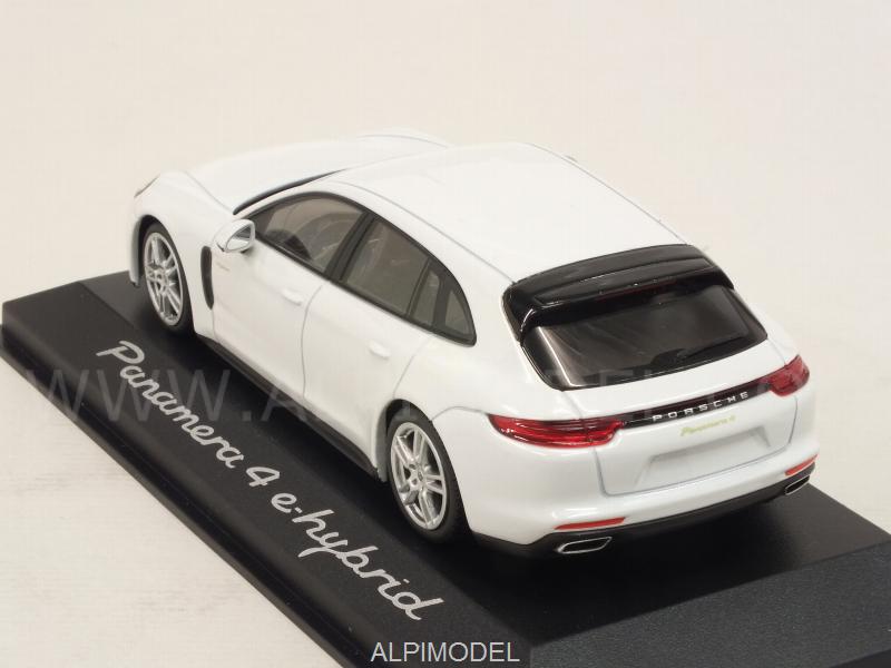 Porsche Panamera 4 E-Hybrid 2017 (White) Porsche Promo by minichamps
