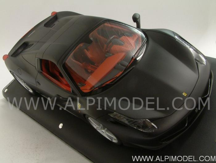 Ferrari 458 Spider roof closed  (Nero Opaco) by mr-collection