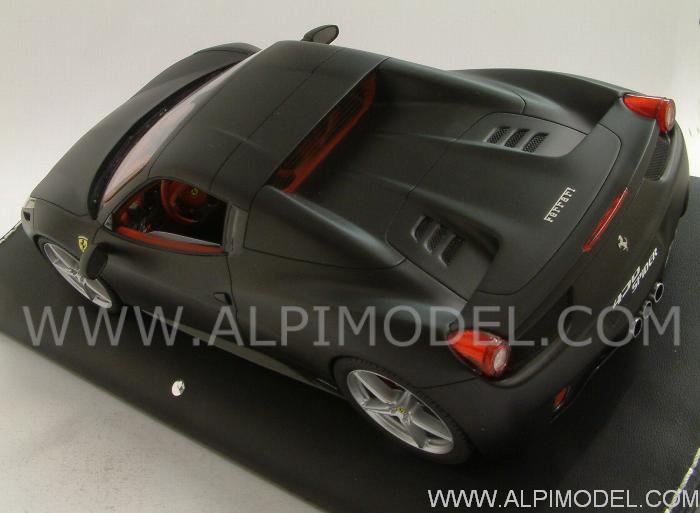 Ferrari 458 Spider roof closed  (Nero Opaco) by mr-collection
