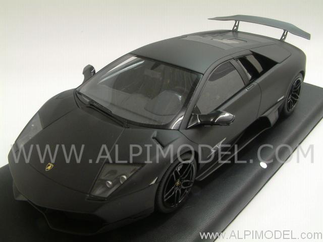 Lamborghini Murcielago LP6704 SV Nemesis Matt Black Gift box leather 