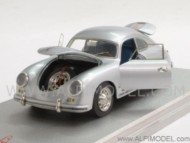Porsche 356A Coupe 1955 (Silver)  with working opening parts - High Tech MR-Vincenzo Bosica by mr-collection