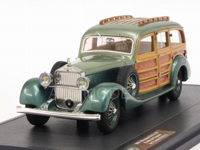 Hispano Suiza K6 Break De Chasse Franay 1937 (Green Metallic/Woody) by matrix-models