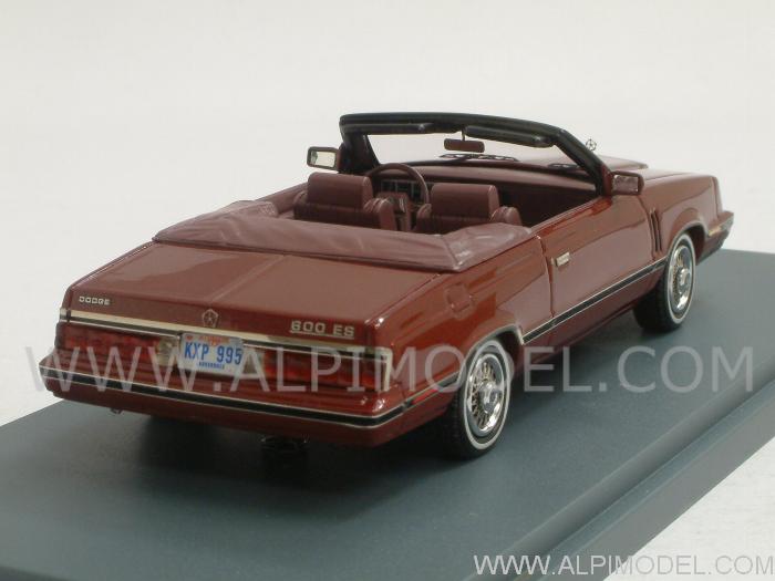 Dodge 600 Convertible 1984 (Red Metallic/Red) by neo