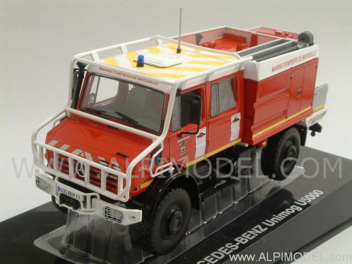 Mercedes Unimog U5000 Fire Brigades 'Marin pompiers de Marseille' by norev