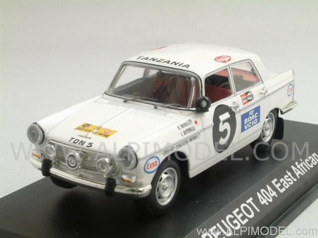 Peugeot 404 #5 East African Safari 1967 Shankland - Rotwell by norev