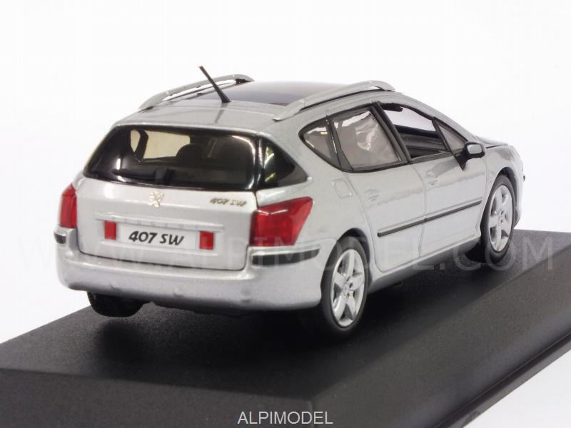 Peugeot 407 SW 2004 (Aluminium Silver) by norev