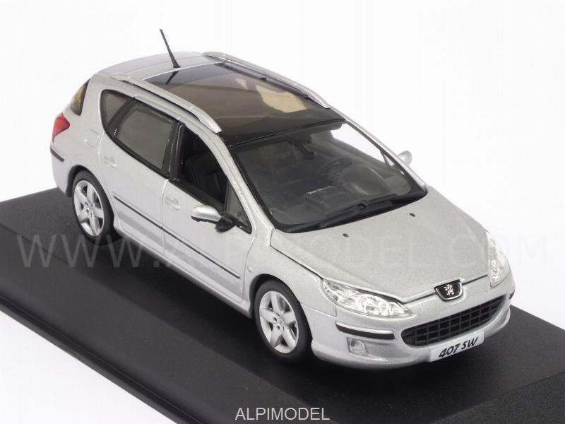 Peugeot 407 SW 2004 (Aluminium Silver) by norev