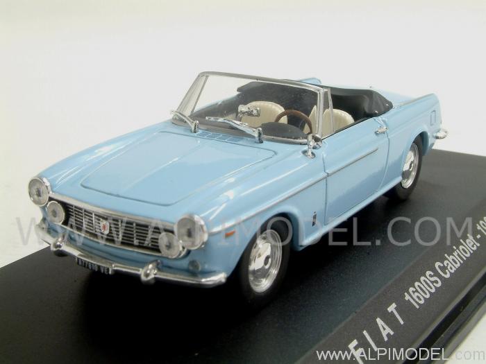 Fiat 1600 S Cabriolet 1963 (Azzurro) by norev
