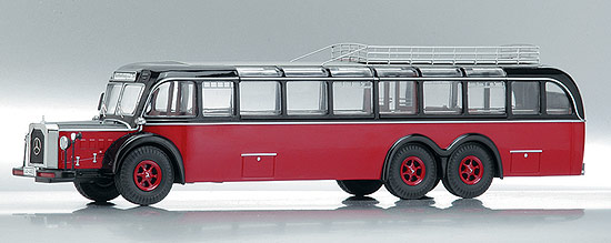 Mercedes O-10000 Bus (Red/Black) Limited Edition 1000pcs. by premium-classixxs