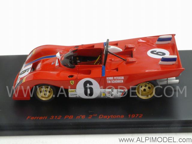 Ferrari 312 PB #6 2nd Daytona 1972 Schenken - Peterson by red-line