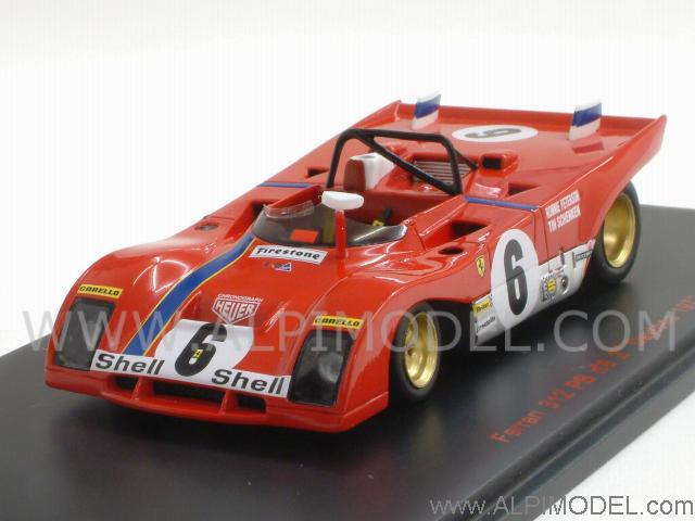 Ferrari 312 PB #6 2nd Daytona 1972 Schenken - Peterson by red-line