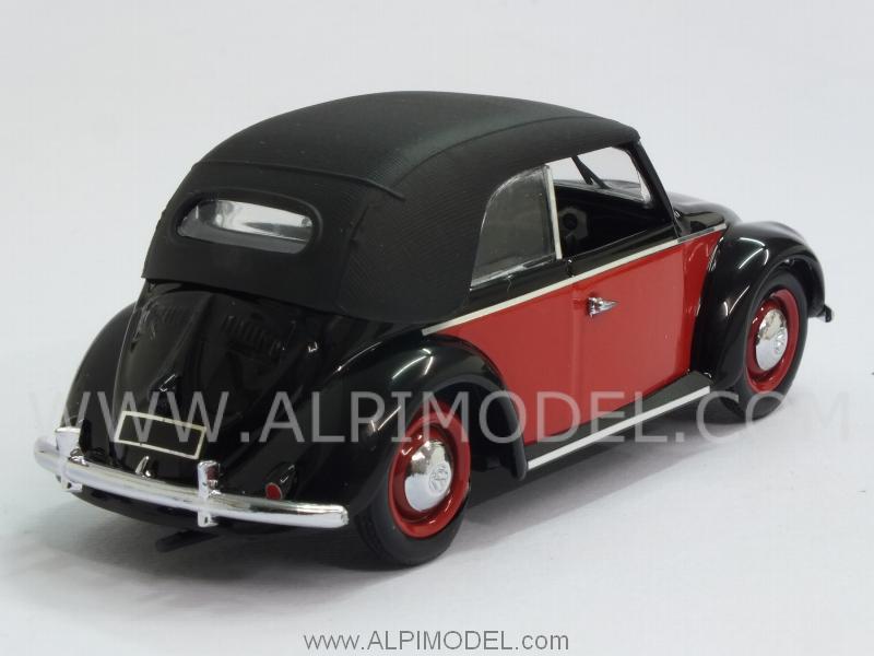 Volkswagen Beetle Cabriolet Karmann 1949 (Black/Red) by rio