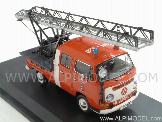 Volkswagen T2a Double Cabin with Ladder Fire Brigades Brackttal3 by schuco