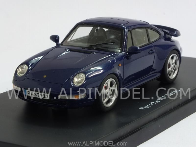 Porsche 911 Turbo (Type 993) (Blue) (PRO-R43 resin) by schuco