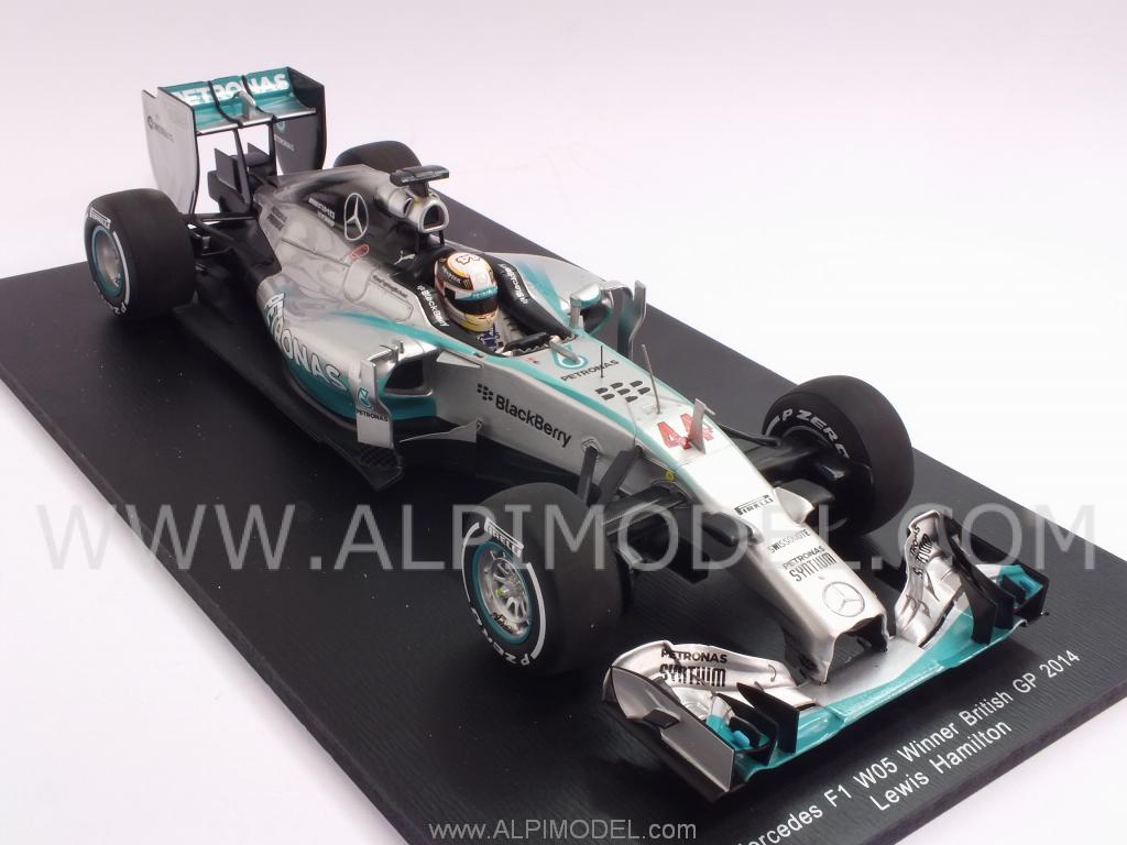 Mercedes F1 W05 #44 Winner British GP 2014 World Champion 2014 Lewis Hamilton by spark-model