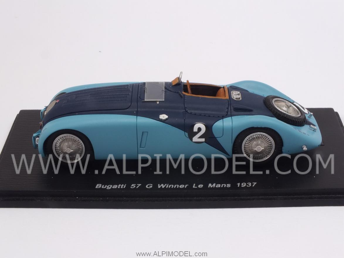 Bugatti 57G #2 Winner Le Mans 1937 Wimille - Benoist by spark-model