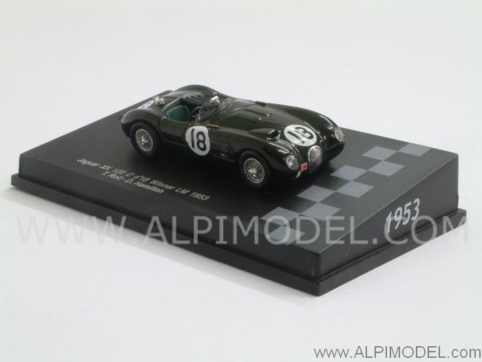 Jaguar XK 120 C #18 Winner Le Mans 1953 Rolt - Hamilton (H0  scale - 5cm) by spark-model
