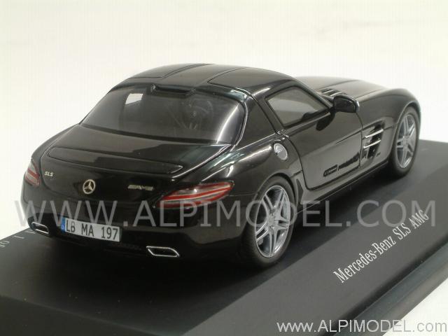 Mercedes SLS AMG Gullwing (Obsidian Black Metallic) (Mercedes Promo) by spark-model
