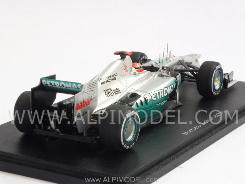 Mercedes W03 #7 GP Brasil 2012 last race of Michael Schumacher by spark-model