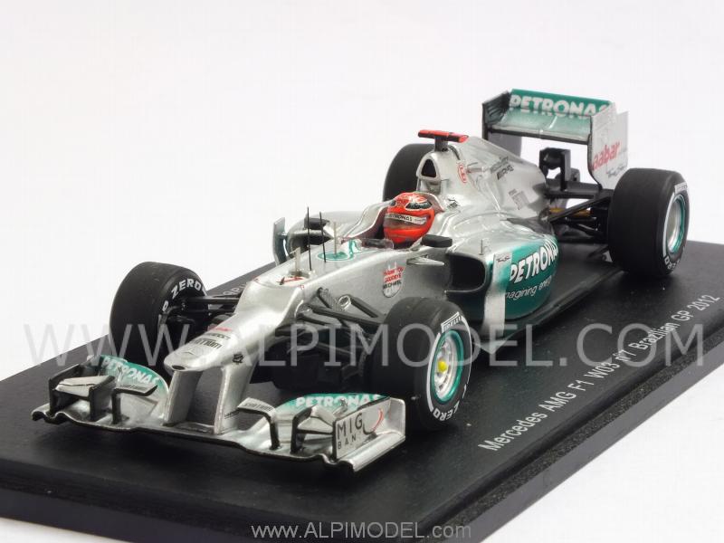 Mercedes W03 #7 GP Brasil 2012 last race of Michael Schumacher by spark-model