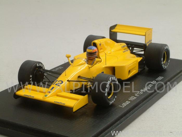 Lotus 102 12 GP Belgium 1990 Martin Donnelly