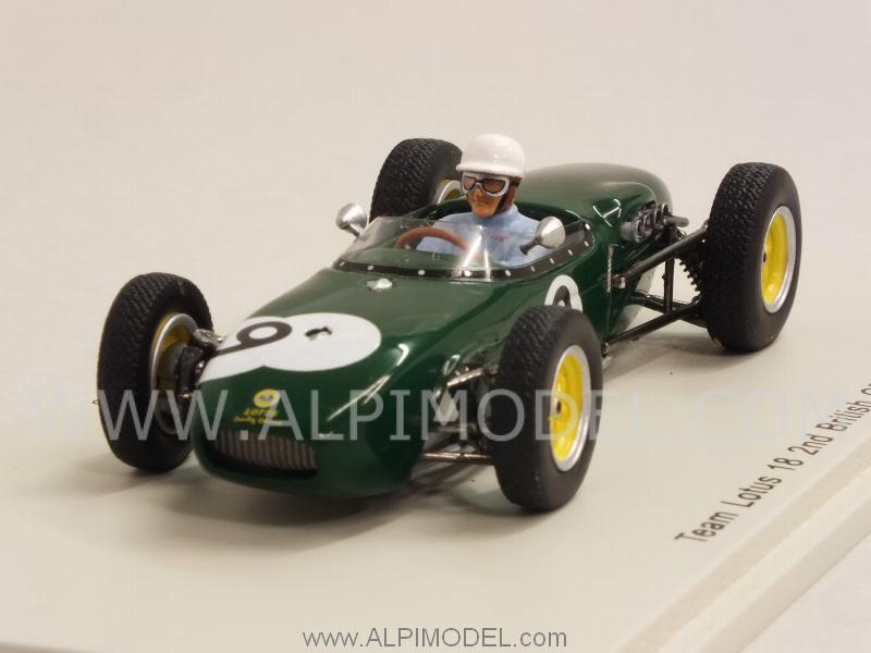 Lotus 18 #9 British GP 1960 John Surtees by spark-model