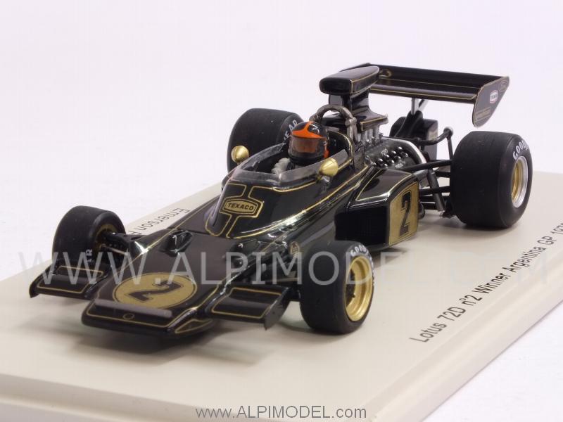 Lotus 72D #2 Winner GP Argentina 1973 Emerson Fittipaldi by spark-model
