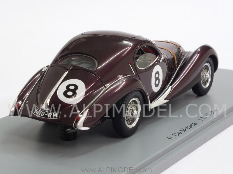 Talbot Lago T150 SS Figoni #8 Le Mans 1939 De Massa - Mahe' by spark-model