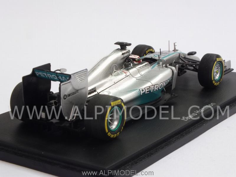 Mercedes F1 W05 Winner GP China 2014 World Champion Lewis Hamilton by spark-model