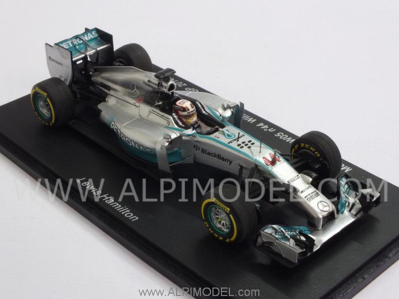 Mercedes F1 W05 Winner GP China 2014 World Champion Lewis Hamilton by spark-model