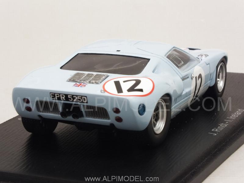 Ford GT40 #12 Le Mans 1966 Ireland - Rindt by spark-model