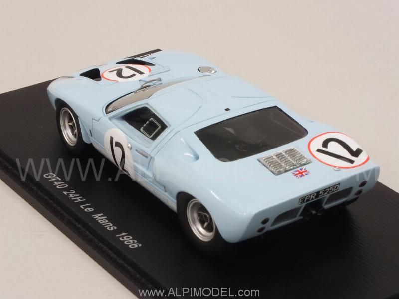 Ford GT40 #12 Le Mans 1966 Ireland - Rindt by spark-model