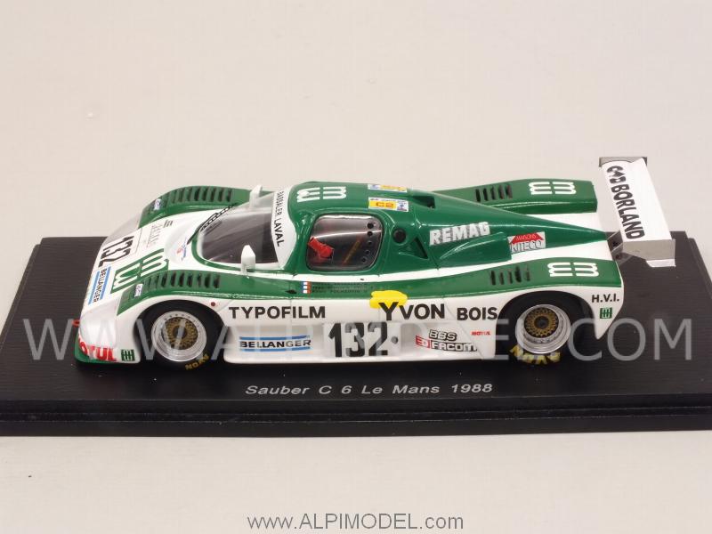 Sauber C6 #132 Le Mans 1988 Bassaler - Yvon - Pochauvin by spark-model