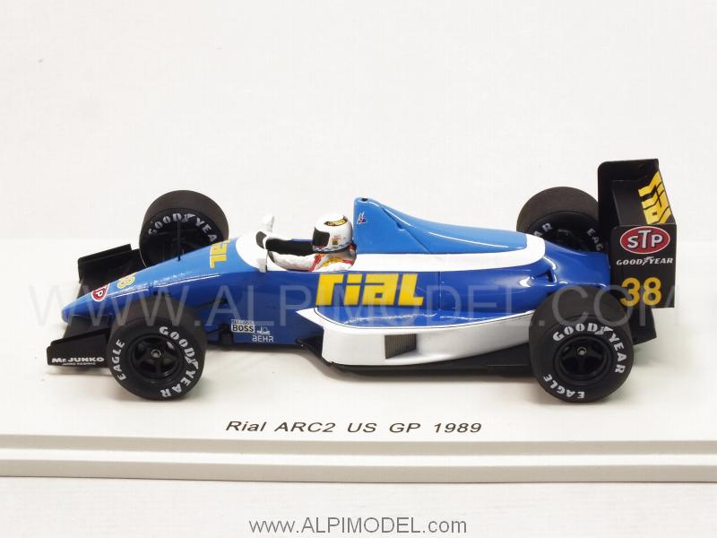 RIAL ARC2 #38 GP USA 1989 Christian Danner by spark-model