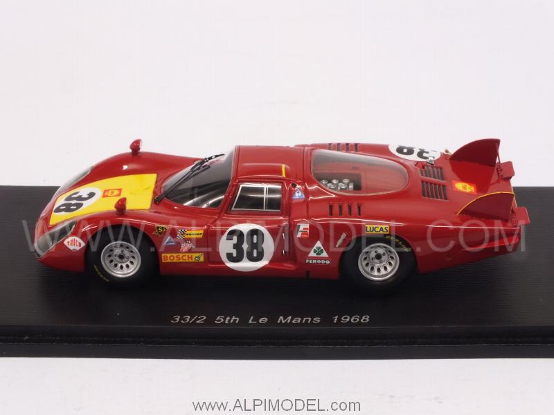 Alfa Romeo 33/2 #38 Le Mans 1968 Facetti - Dini by spark-model