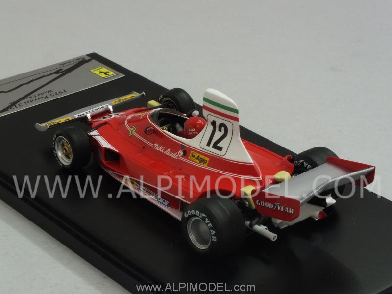 Ferrari 312T Worl Champion 1975 Niki Lauda (signed by Niki Lauda) by true-scale-miniatures