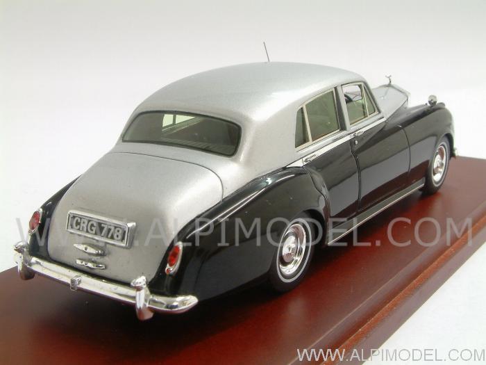 Rolls Royce Silver Cloud I 1955 Silver & Black by true-scale-miniatures