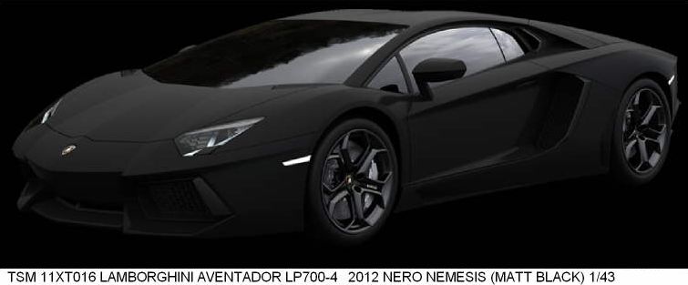 Lamborghini Aventador LP7004 Nemesis Matt Black LIMITED EDITION FOR ITALY