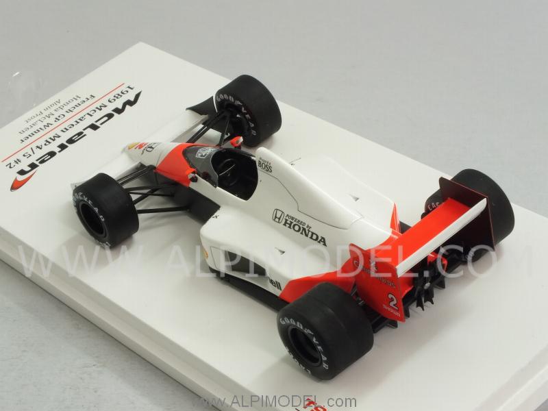 McLaren MP4/5 Winner GP France 1989 World Champion Alain Prost by true-scale-miniatures